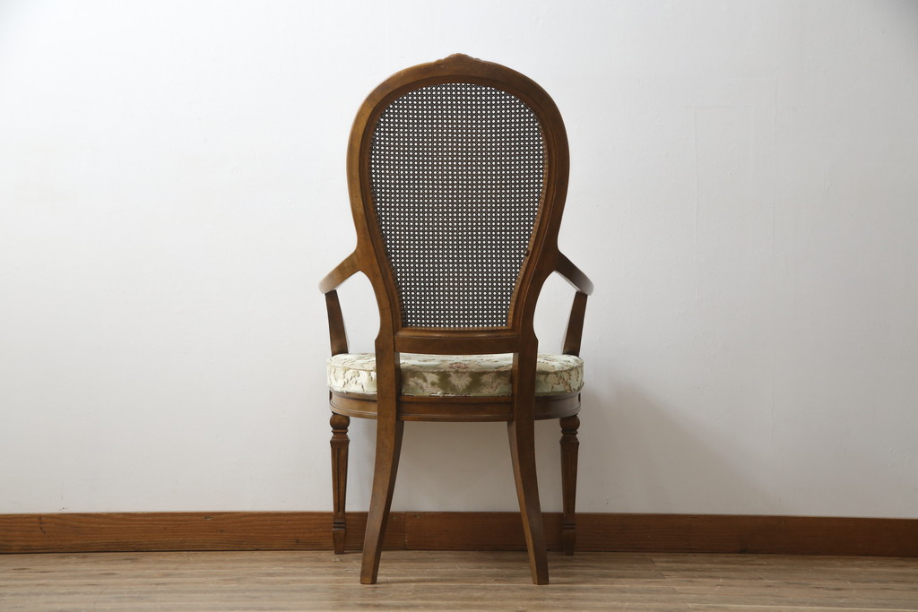中古　DREXEL HERITAGE(ドレクセルヘリテイジ)　Cameo Classics(キャメオクラシックス)　格調高い雰囲気が魅力のマホガニー製アームチェア(イス、椅子、ダイニングチェア)(定価約35万円)(R-060870)