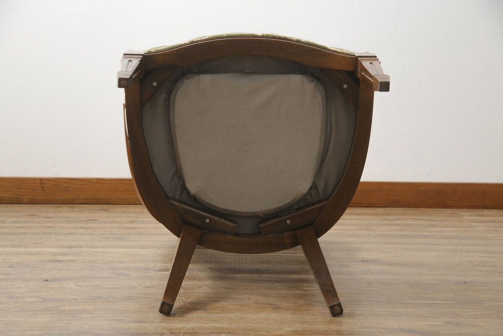 中古　DREXEL HERITAGE(ドレクセルヘリテイジ)　Cameo Classics(キャメオクラシックス)　格調高い雰囲気が魅力のマホガニー製アームチェア(イス、椅子、ダイニングチェア)(定価約35万円)(R-060877)