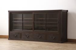 中古　美品　DREXEL HERITAGE(ドレクセルヘリテイジ)　Covington Park Collection(コヴィントンパークコレクション)　マホガニー材　クラシカルな佇まいが目を惹くサイドボード(サイドチェスト、コンソールテーブル)(R-078158)
