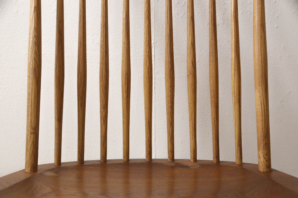 和製ヴィンテージ　ジョージナカシマ　桜製作所　LOUNGE CHAIR　CN102　モダンに洗練されたラウンジチェア(ジョージ・ナカシマ、イス、椅子、板座チェア、ビンテージ)(R-058616)