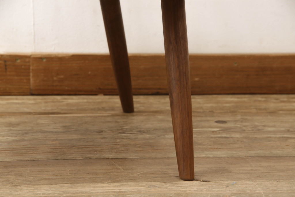 和製ヴィンテージ　ジョージナカシマ　桜製作所　LOUNGE CHAIR　CN102　モダンに洗練されたラウンジチェア(ジョージ・ナカシマ、イス、椅子、板座チェア、ビンテージ)(R-058617)