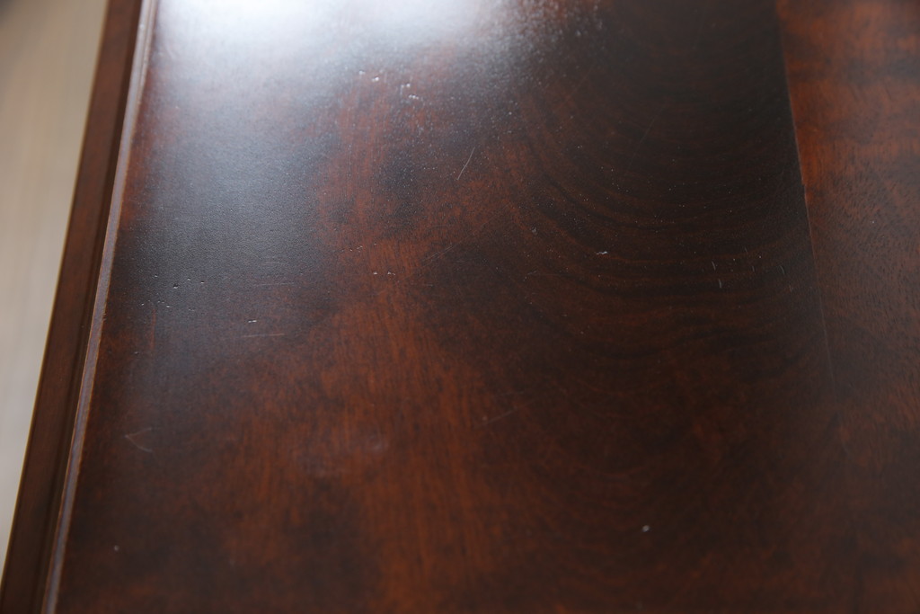 和製ビンテージ　北海道和光民芸家具　品のある佇まいが魅力のコンソールデスク(コンソールテーブル、机、在宅用、在宅ワーク、ヴィンテージ)(R-070538)