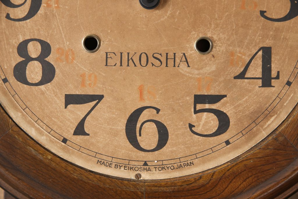 アンティーク時計 昭和初期 EIKOSHA(鶴巻時計店英工舎) 電池式
