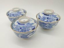 明治〜大正　輪島塗　金蒔絵の見事な木製椀10客(漆器、お椀)(R-053060)