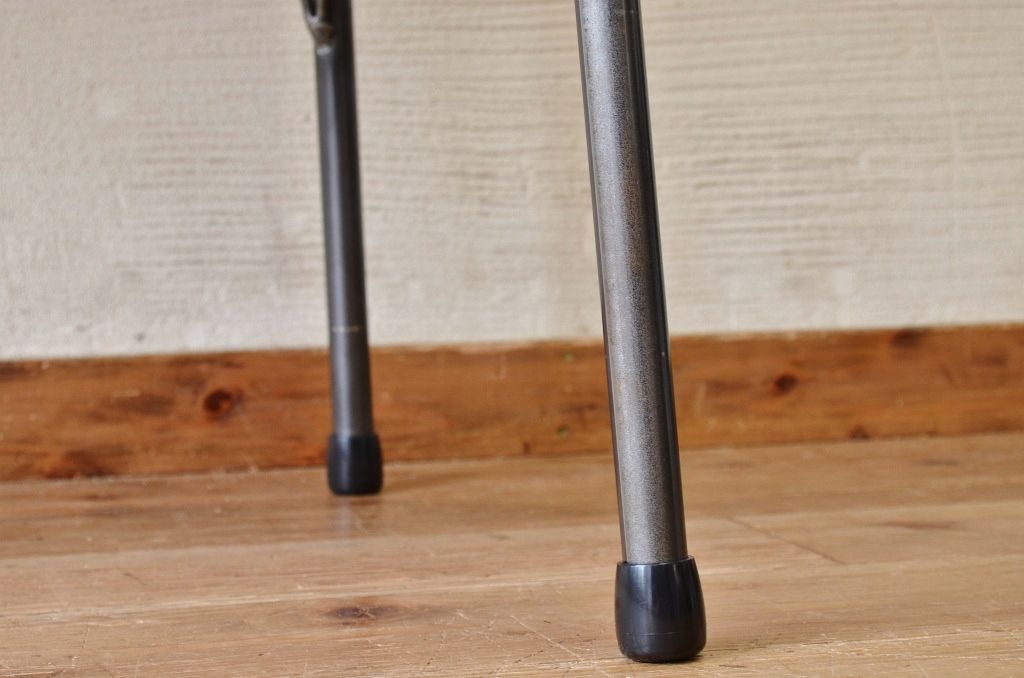 アンティーク家具　☆古い木の鉄脚アンティークテーブル(作業台、机)10
