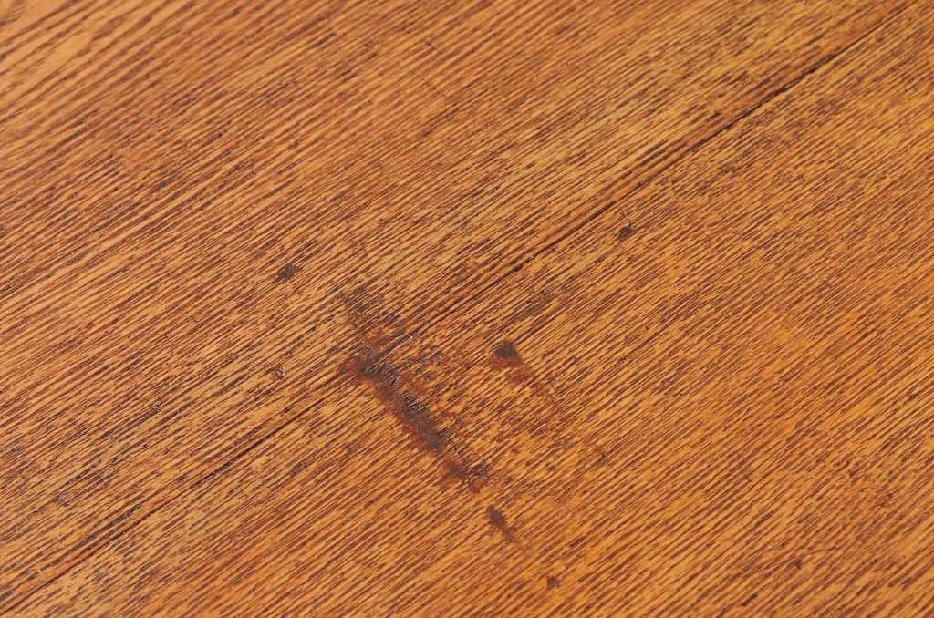 アンティーク家具　☆古い木の鉄脚アンティークテーブル(作業台、机)12