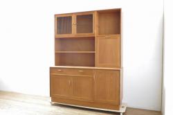 ラフジュ工房オリジナル　ペイント家具　ナチュラルインテリアにぴったりな収納棚(オープンラック、飾り棚、本棚)(R-039203)