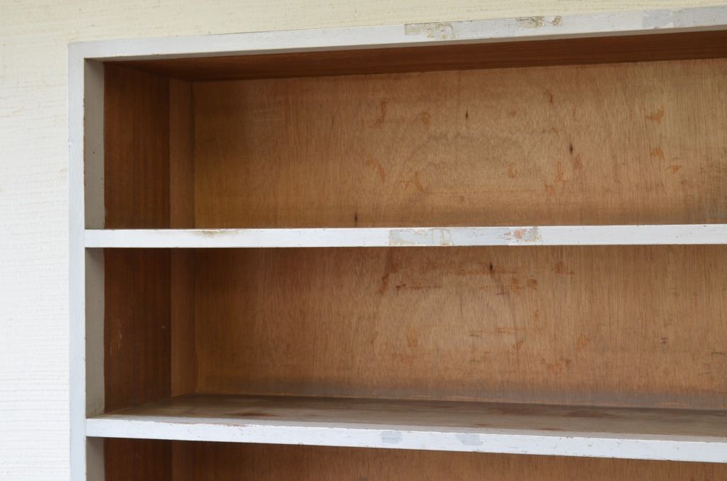 アンティーク家具　★アンティークペイント下駄箱(飾り棚)