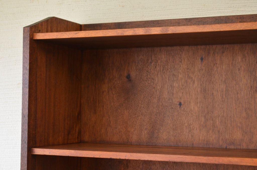 アンティーク家具　★古い木のアンティーク本棚(飾り棚)