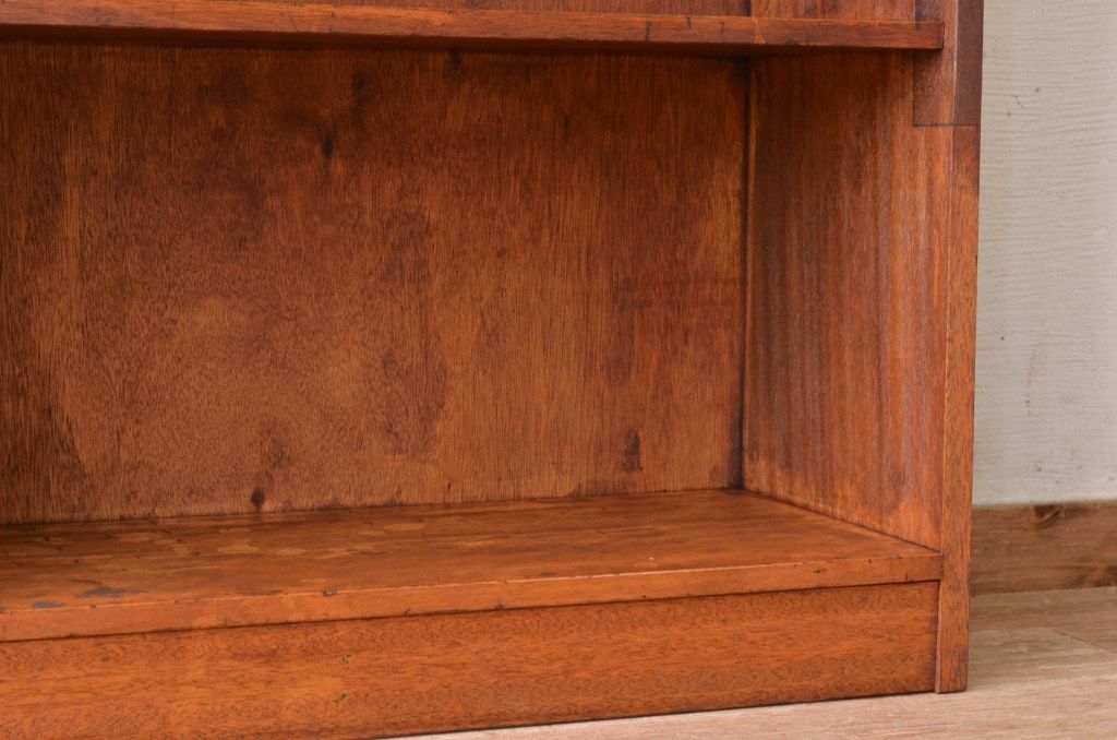 アンティーク家具　★古い木のアンティーク本棚(飾り棚)