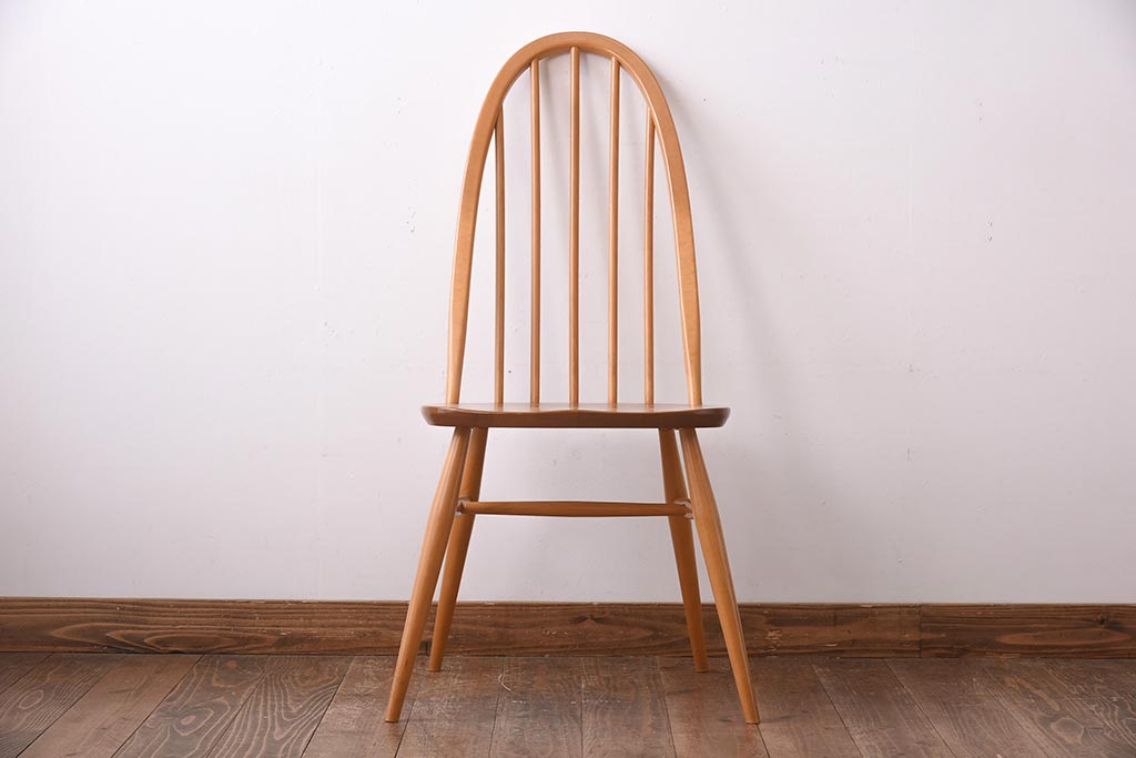 ヴィンテージ家具　イギリスビンテージ　ERCOL(アーコール)　木の温もり溢れるクエーカーチェア(椅子)(2)