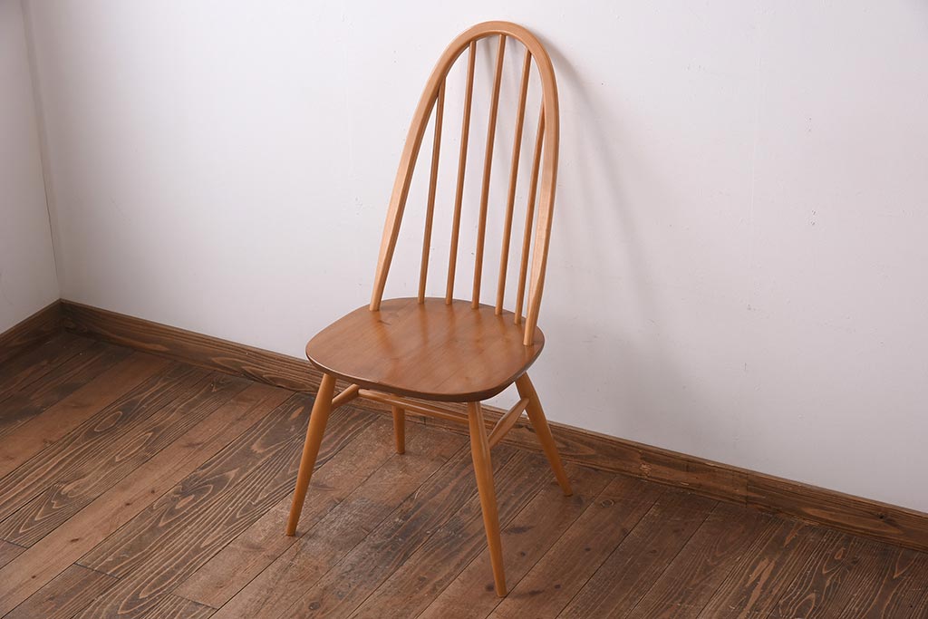 ヴィンテージ家具　イギリスビンテージ　ERCOL(アーコール)　木の温もり溢れるクエーカーチェア(椅子)(2)