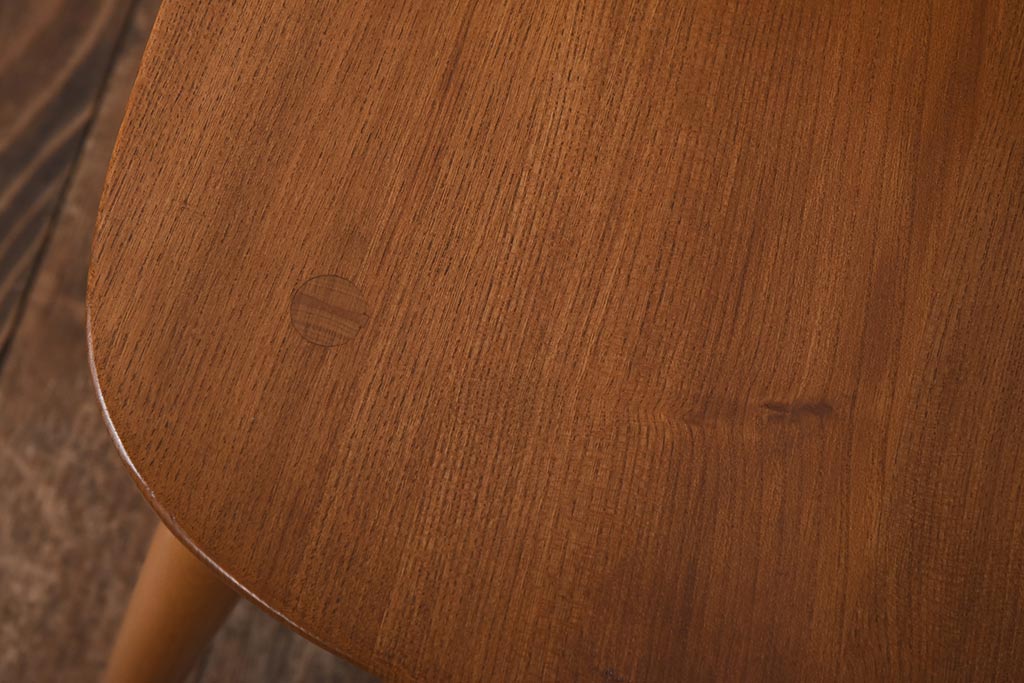 ヴィンテージ家具　イギリスビンテージ　ERCOL(アーコール)　木の温もり溢れるクエーカーチェア(椅子)(2)