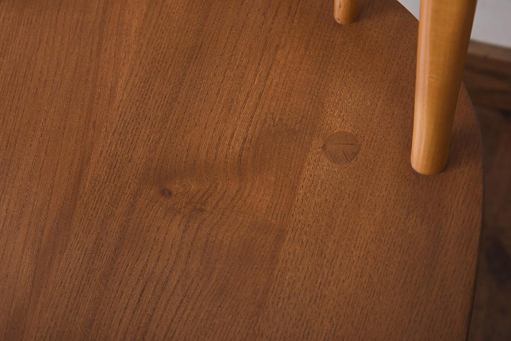 ヴィンテージ家具　イギリスビンテージ　ERCOL(アーコール)　木の温もり溢れるクエーカーチェア(椅子)(2)
