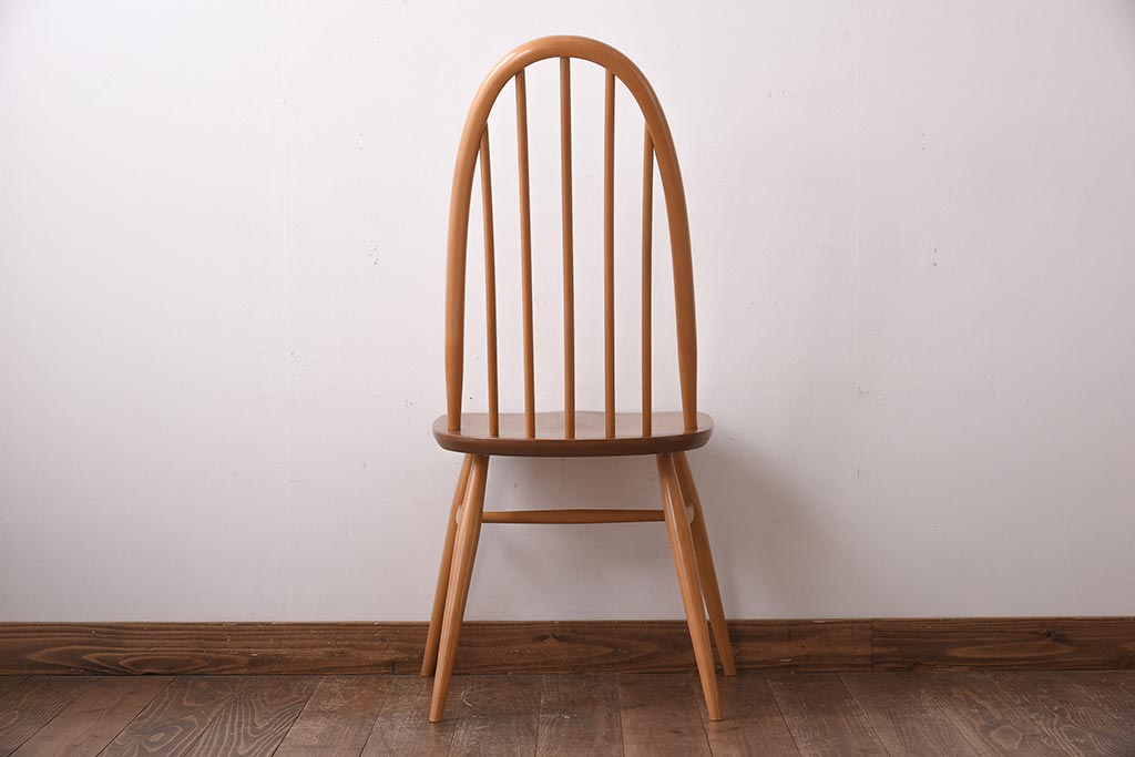 ヴィンテージ家具　イギリスビンテージ　ERCOL(アーコール)　木の温もり溢れるクエーカーチェア(椅子)(2)
