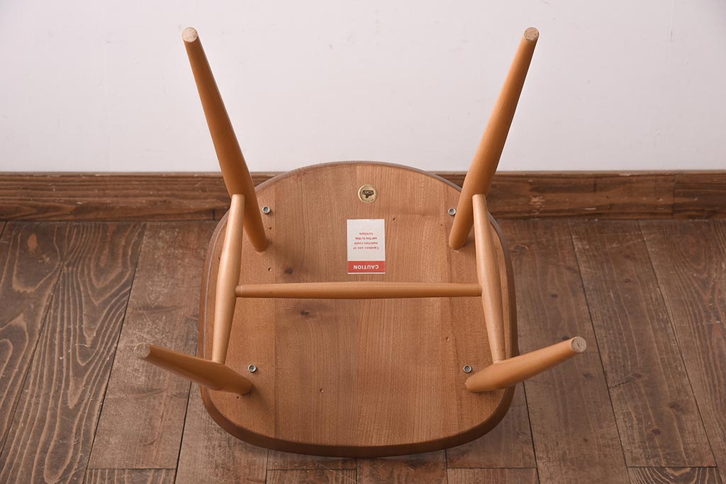 ヴィンテージ家具　イギリスビンテージ　ERCOL(アーコール)　木の温もり溢れるクエーカーチェア(椅子)(2)