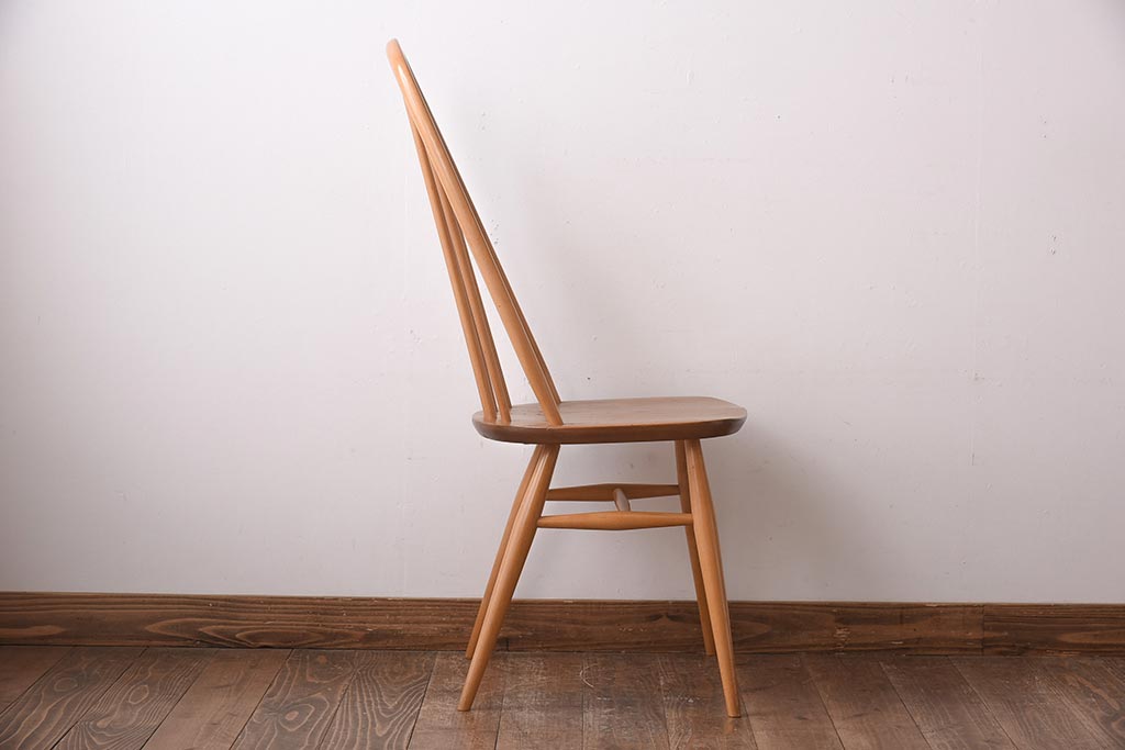 ヴィンテージ家具　イギリスビンテージ　ERCOL(アーコール)　木の温もり溢れるクエーカーチェア(椅子)(3)