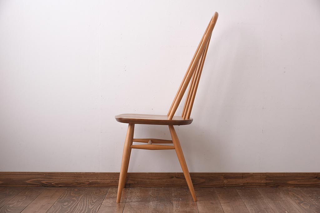 ヴィンテージ家具　イギリスビンテージ　ERCOL(アーコール)　木の温もり溢れるクエーカーチェア(椅子)(3)