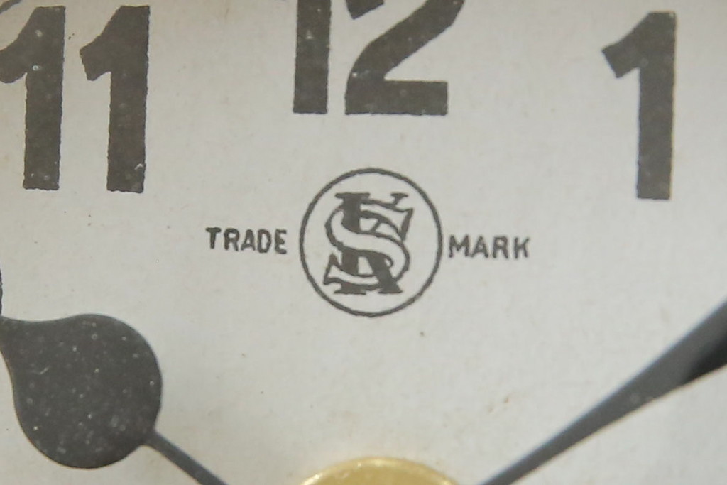 和製アンティーク　三工舎　TRADE(SK)MARK　木の温かみを感じる三方置時計(三面時計、置き時計、古時計)(R-072509)