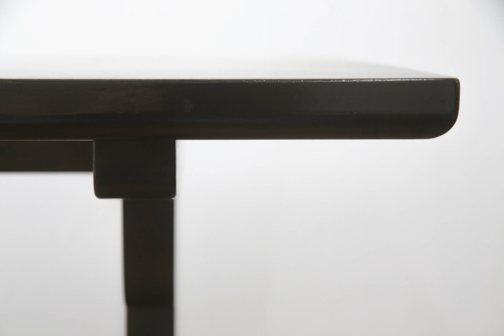 和製ビンテージ　松本民芸家具　落ち着いた色合いがお部屋に馴染みやすいダイニングテーブル(食卓、4人掛け、4P、作業台、ヴィンテージ)(R-064205)