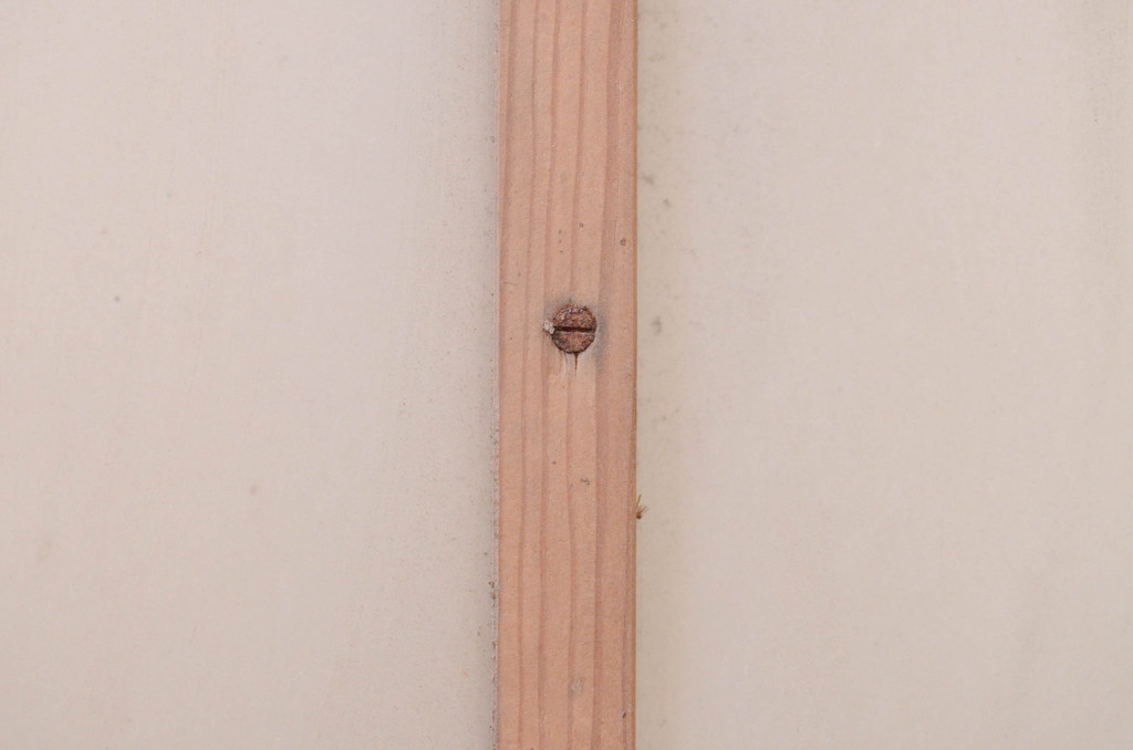 アンティーク建具　どこか懐かしい雰囲気を醸し出す明かり取り1枚(ガラス欄間、明り取り、FIX窓、フィックス、ガラス窓、嵌め殺し)(R-071560)