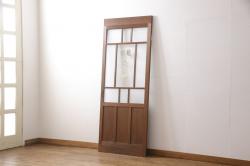 未使用品　菱格子(ヒシクロス)　デットストック品のステンドグラス(建具、ドア、窓、照明、衝い立て、衝立、つい立て)(定価約12万円)(R-074432)