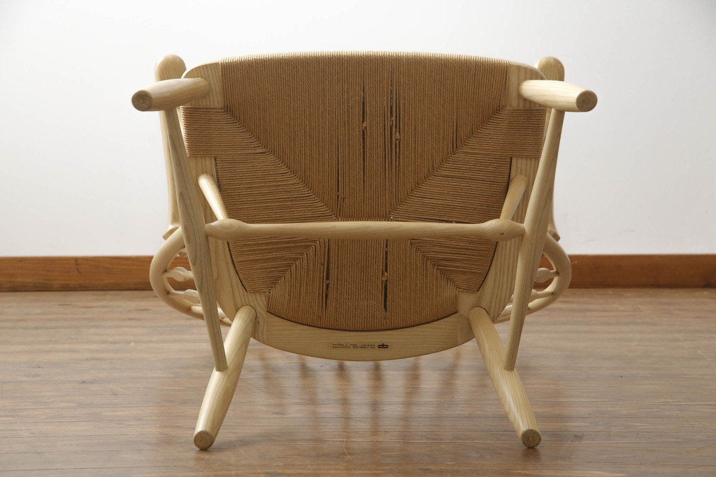 中古　極美品　PP Mobler(モブラー)　Hans J Wegner(ハンス・J・ウェグナー)　PP550 Peacock Chair　ナチュラルテイストの空間づくりに活躍するピーコックチェア(アローチェア、ボウバックチェア、ハイバックチェア、椅子、イス)(定価約161万円)(R-068549)