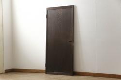 アンティーク建具　大正ロマンの雰囲気香るガラス戸2枚セット(引き戸)(R-062960)