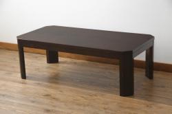 ラフジュ工房オリジナル　ユニークなデザインが魅力的な格納スツール8脚付きテーブル(8人用ダイニングテーブル、作業台、ワークスペース)(R-056077)