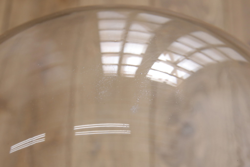 フランスアンティーク　中に入れるもので違った雰囲気を楽しめるガラスドーム(グローブドマリエ、グローブ・ド・マリエ)(R-054675)