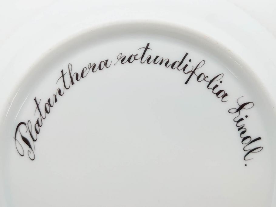 デンマーク　ROYAL COPENHAGEN(ロイヤルコペンハーゲン)　フローラダニカ　617　匠の美技に魅了されるプレート(花、フラワー、金彩、ケーキプレート、中皿、ディッシュ、洋食器、北欧)(R-079042)　