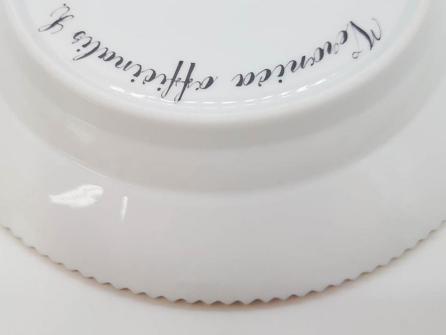 デンマーク　ROYAL COPENHAGEN(ロイヤルコペンハーゲン)　フローラダニカ　621　丹念に描かれた花のデザインが見事なプレート(フラワー、金彩、中皿、ディッシュ、ケーキプレート、洋食器、北欧)(R-079044)　