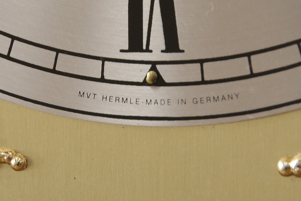 中古　美品　ドイツ　ヘルムレ　分銅式　振り子付き　細やかな装飾が光る!クラシカルな空間を演出するホールクロック(振り子時計、ディスプレイ)(R-056772)