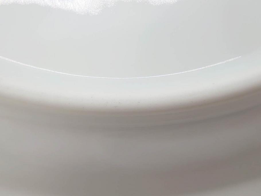 デンマーク　ROYAL COPENHAGEN(ロイヤルコペンハーゲン)　フローラダニカ　624　細部まで丁寧に色付された可愛らしいプレート(金彩、フラワー、ディッシュ、大皿、洋食器、北欧)(R-079049)