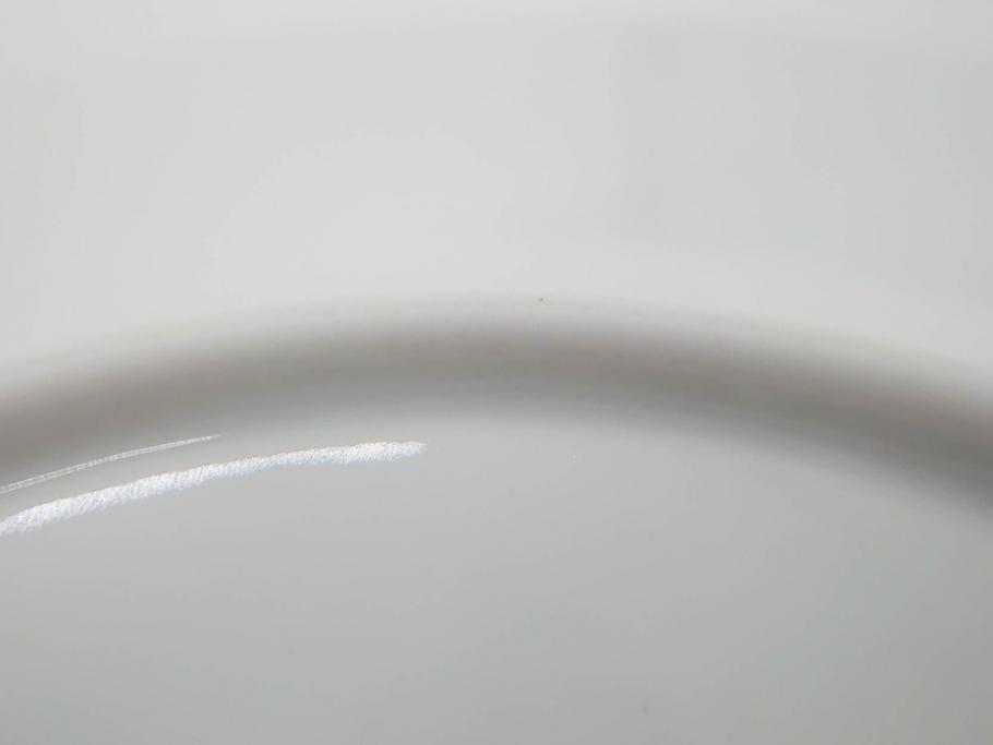 デンマーク　ROYAL COPENHAGEN(ロイヤルコペンハーゲン)　フローラダニカ　20/3549　食卓を鮮やかに彩るプレート(金彩、フラワー、ディッシュ、大皿、洋食器、北欧)(R-079050)