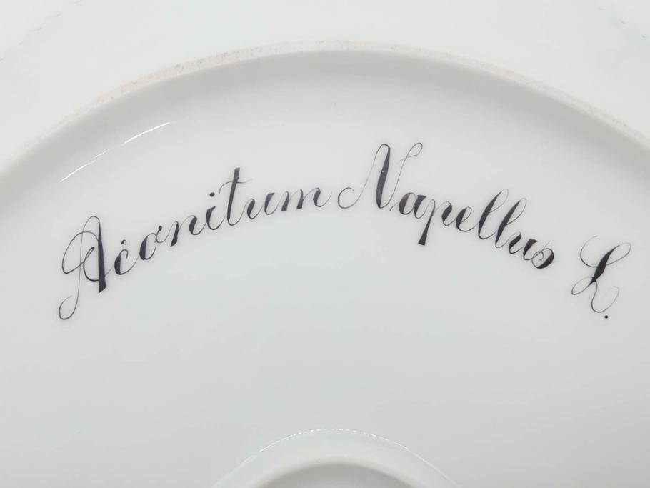 デンマーク　ROYAL COPENHAGEN(ロイヤルコペンハーゲン)　フローラダニカ　375　煌びやかさと淑やかさを兼ね備えた見事なオーバルプレート(金彩、フラワー、ディッシュ、大皿、洋食器、北欧)(R-079051)