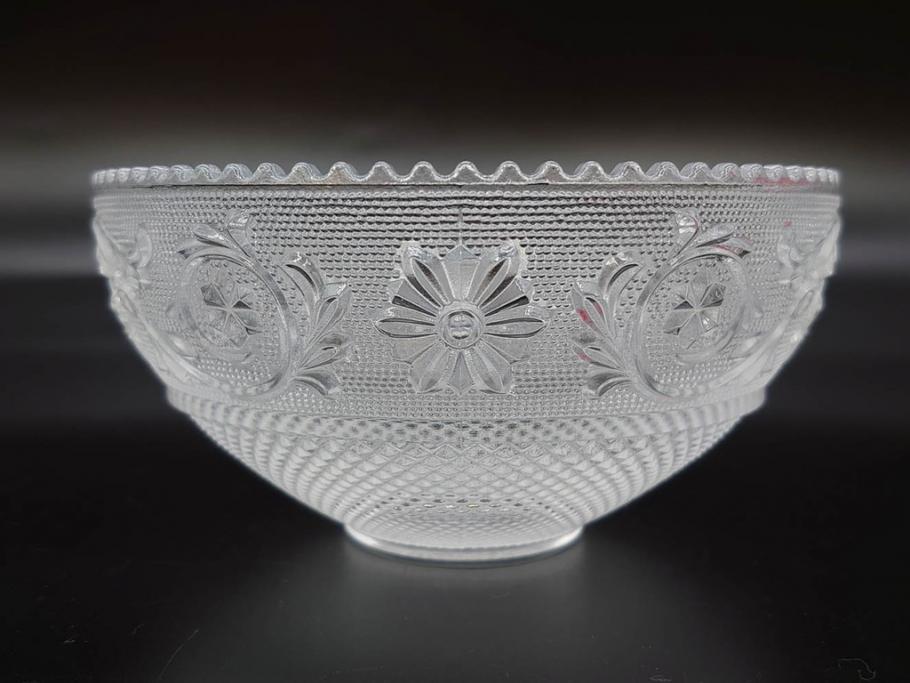 フランス　Baccarat　バカラ　エトナ(2011年・日本限定)　ARABESQUE SMALL BOWL(アラベスク スモール ボウル)　繊細なカッティングが煌めくタンブラー&ボウル(フルレッドクリスタルガラス、ロックグラス、コップ、グラス、小鉢、共箱付き)(R-079054)