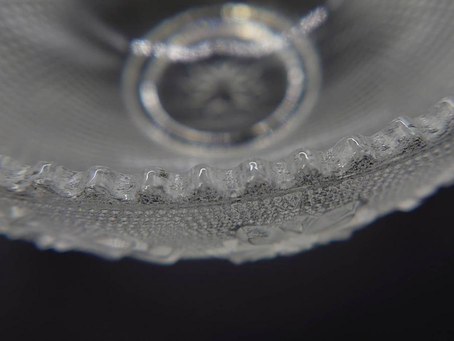 フランス　Baccarat　バカラ　エトナ(2011年・日本限定)　ARABESQUE SMALL BOWL(アラベスク スモール ボウル)　繊細なカッティングが煌めくタンブラー&ボウル(フルレッドクリスタルガラス、ロックグラス、コップ、グラス、小鉢、共箱付き)(R-079054)
