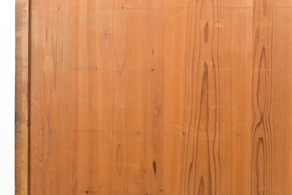 アンティーク建具　和の趣溢れる舞良戸2枚セット(板戸、帯戸、引き戸)(R-054457)