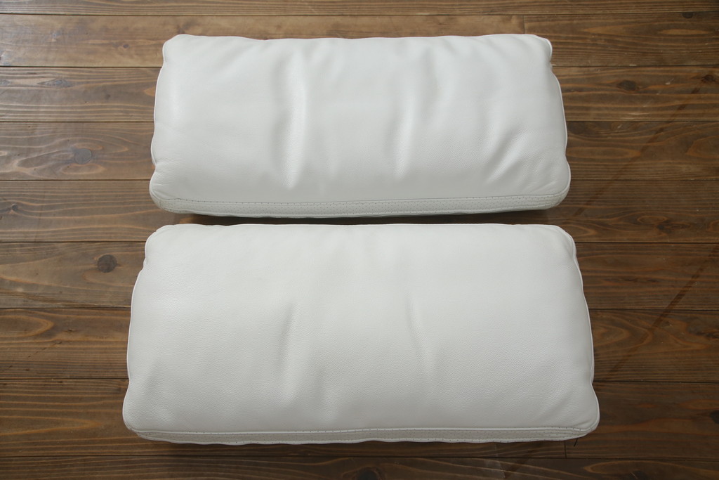 中古　美品　リーン・ロゼ(ligne roset)　Urbani　本革(レザー)　高級感漂う佇まいが魅力の大きな3人掛けソファ(リーンロゼ、三人掛け、3P、トリプルソファ、アームソファ)(R-068153)