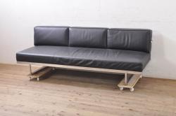 中古　美品　Cassina(カッシーナ)　VERANDA(ヴェランダ) ホワイトレザーの1Pソファ(一人掛け)(定価約80万円)(R-053461)