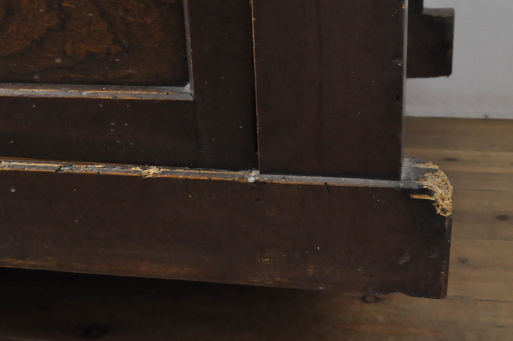 和製アンティーク　凛とした美しさが上品な和を演出してくれる近江水屋箪笥サイドボード(食器棚、戸棚、収納棚、キャビネット)(R-064153)