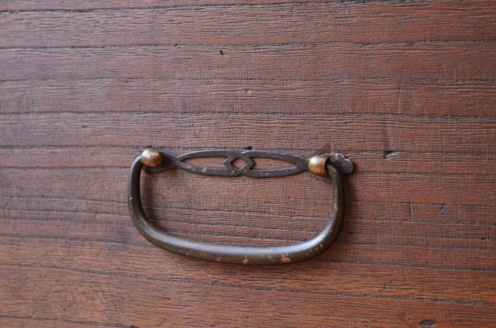 アンティーク家具　☆古いお家の二段重ね時代箪笥(チェスト)　