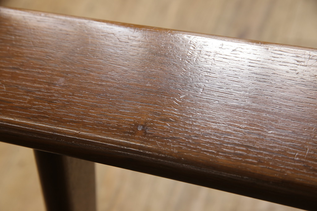 デンマークビンテージ　GETAMA(ゲタマ)　Hans J Wegner(ハンス・J・ウェグナー)　GE290　オーク材　くつろぎの空間を演出するアームチェア(椅子、イス、1P、一人掛けソファ、1人掛けソファ、ヴィンテージ、北欧)(R-062535)