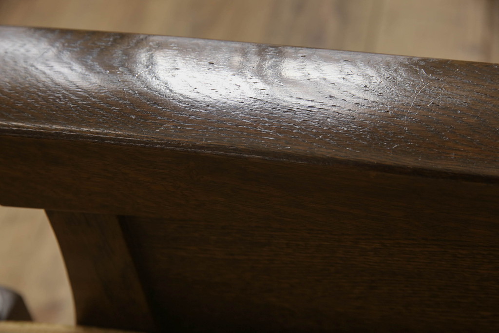 中古　横浜クラシック家具　ノックオンウッド(knockonwood)　コロニアルシリーズ(Hand Made)　英国の伝統スタイルであるウィングバックが印象的な1人掛けソファ(定価約31万円)(ウイングバック、ウィングチェア、1P、アームチェア、一人掛け)(R-055505)