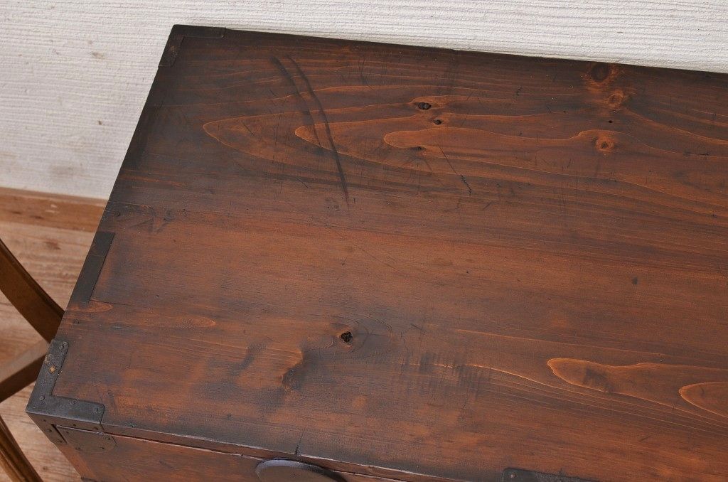 アンティーク家具　古民具　骨董　味のある引き出しローボード1