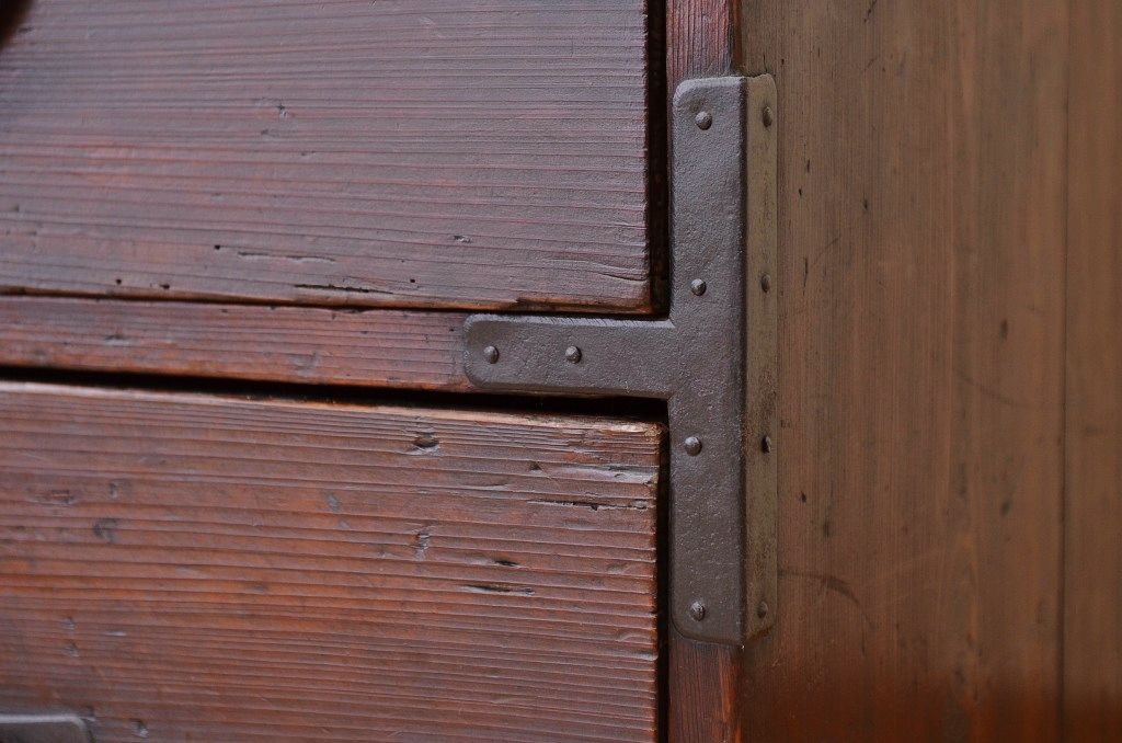 アンティーク家具　古民具　骨董　味のある引き出しローボード2