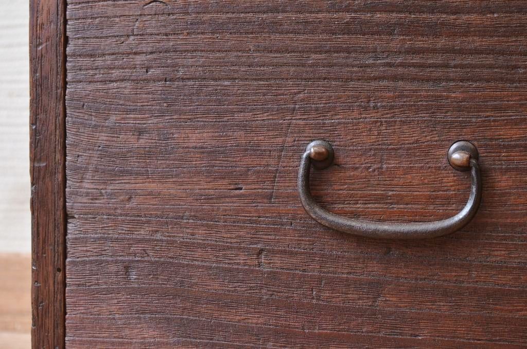 アンティーク家具　☆古い桐材の重ね箪笥(桐箪笥、桐たんす)