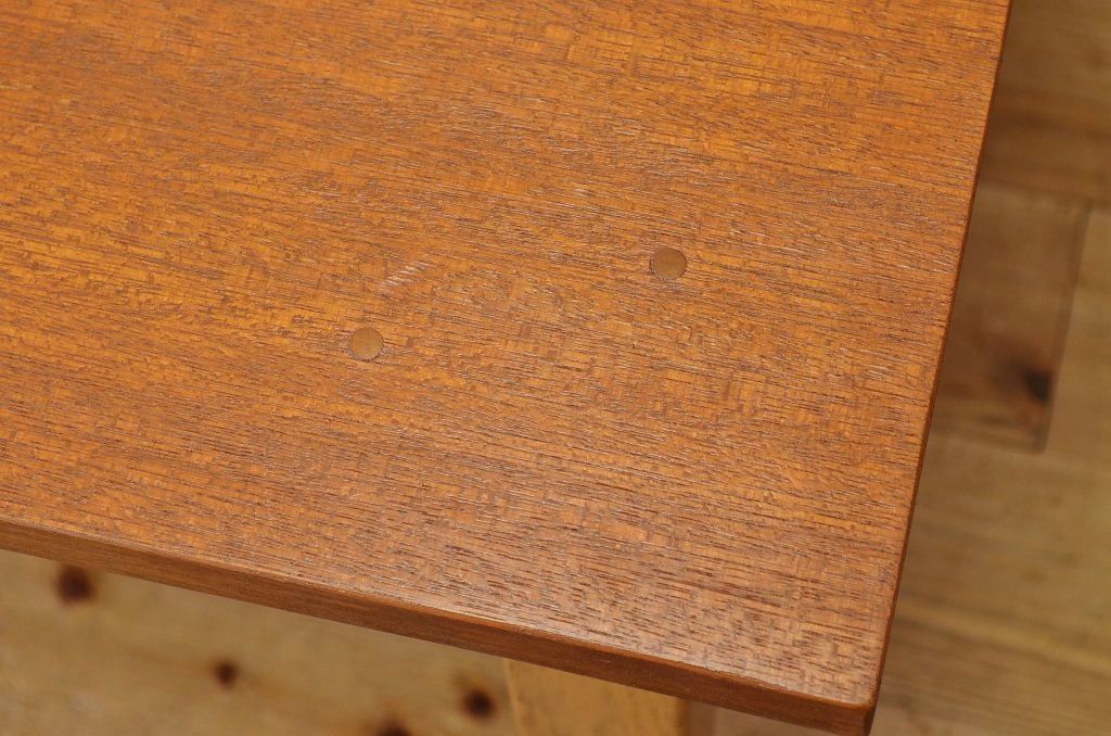 アンティーク家具　1960〜70年代　古い学校の大きなテーブル(ダイニングテーブル、作業台)