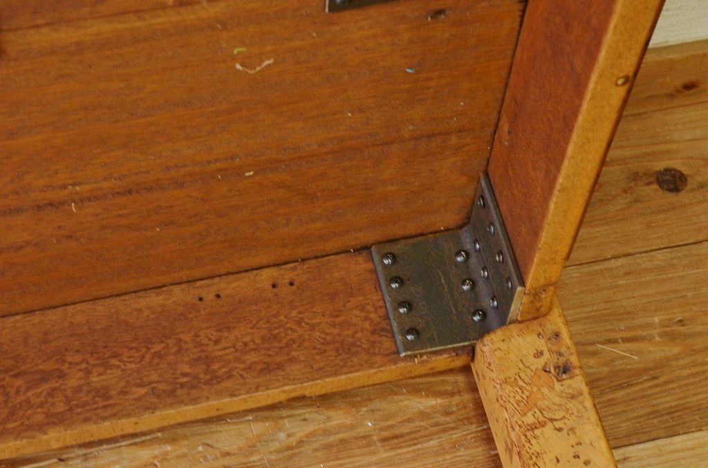 アンティーク家具　1960〜70年代　古い学校の大きなテーブル(ダイニングテーブル、作業台)